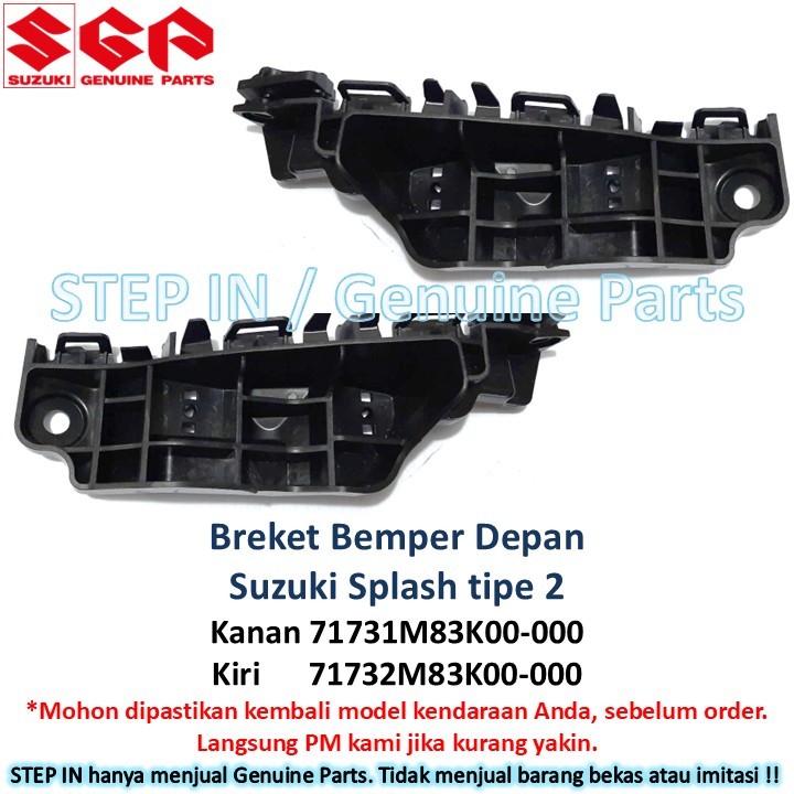 Breket Bumper Depan Kanan Kiri SUZUKI SPLASH TIPE 2 Bracket Bemper Genuine Baru original SGP
