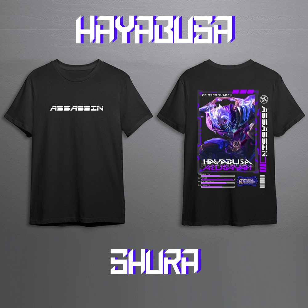 KAOS HERO MOBILE LEGEND HAYABUSA SKIN KEREN//KAOS ML//KAOS MOBILE LEGEND//KAOS HAYABUSA//KAOS HAYABU