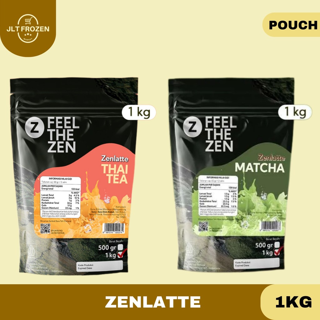 

Zenlatte Minuman Serbuk Instan Rasa Thai Tea / Matcha / 1kg