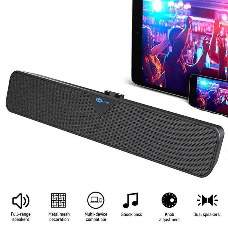 Lenovo Lecoo Soundbar Active Speaker Dynamic Sound 6W Wired Version - DS102