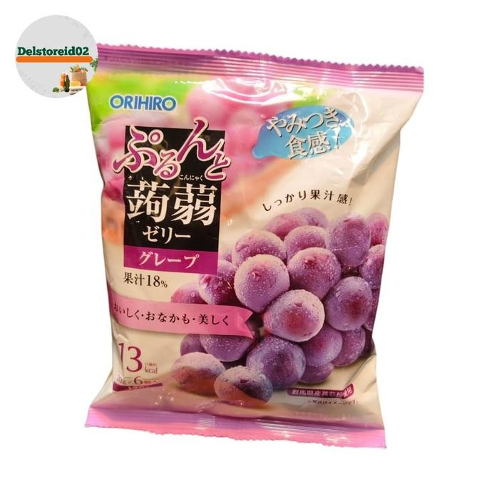 

Orihiro konjac jelly pouch grape 120gr