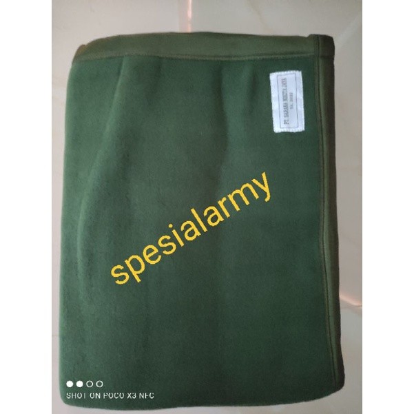 SELIMUT JATAH TNI AD SELIMUT HIJAU JATAH TNI.2022 HIJAU
