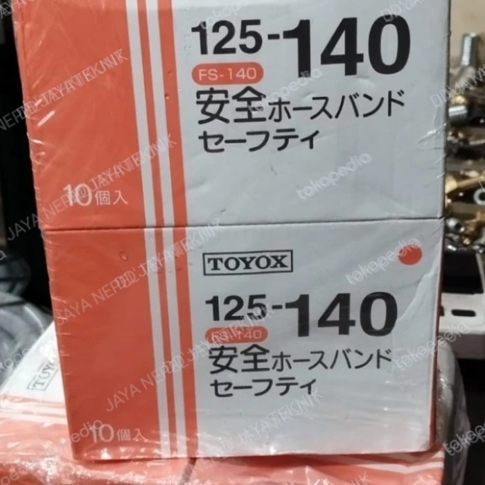 clamp selang toyox Stainles Fs-140-110-140 japan Klemp Toyox