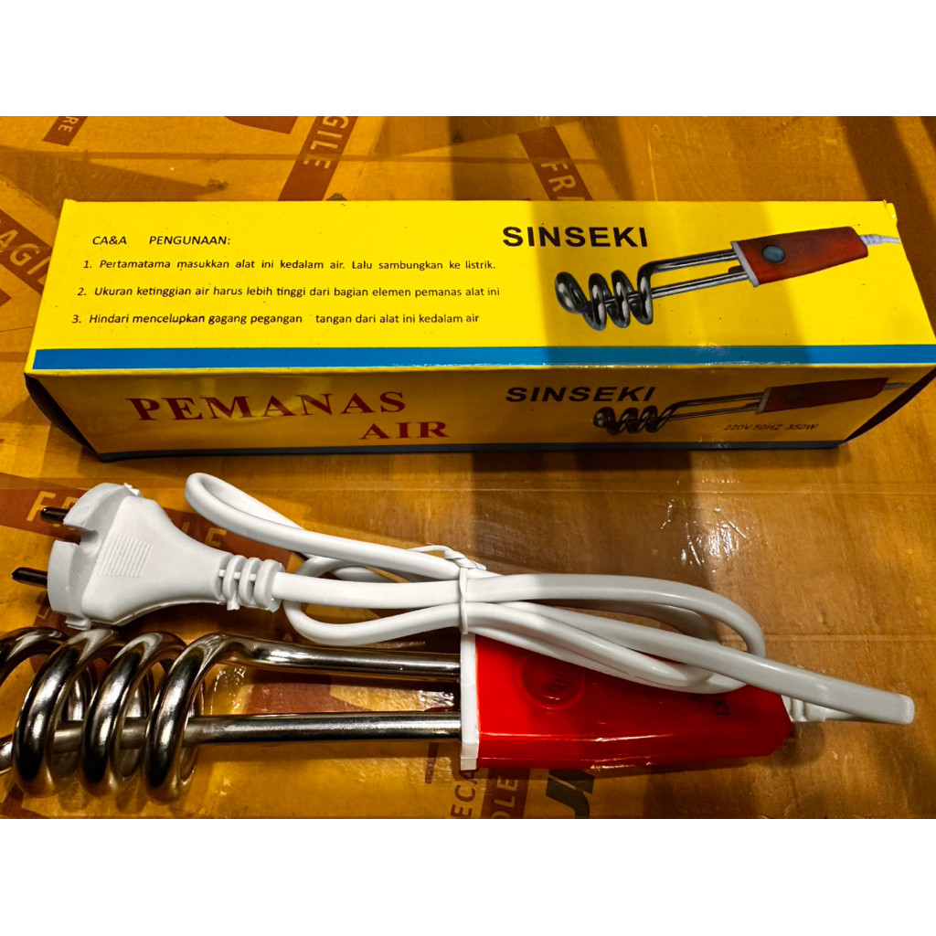 Elemen Pemanas Air Spiral 350W Sinseki – Water Heater Portable Kuat & Hemat Listrik