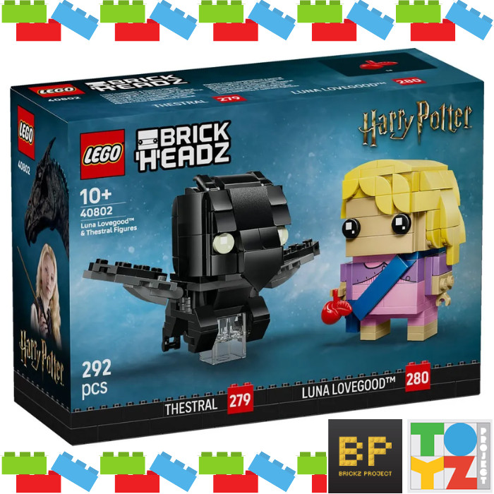 Lego 40802 Brick Headz - Luna Lovegood & Thestral Figures