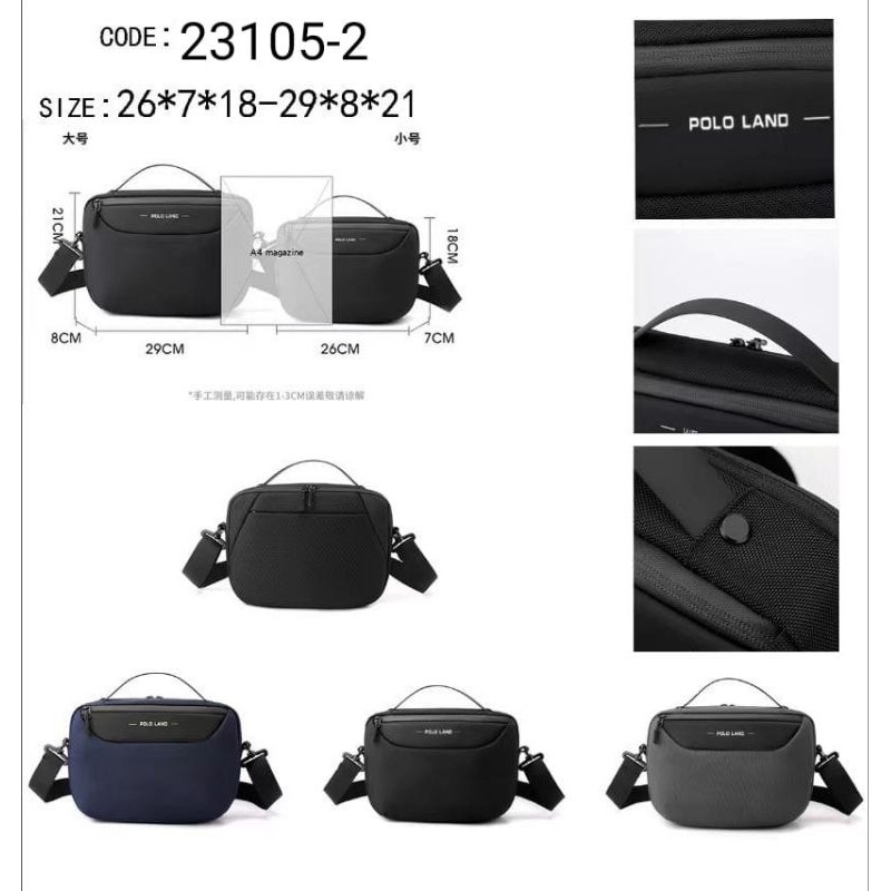 Slempang Pria Wesbag Pria POLO LAND