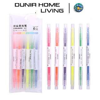 

PAKET 5PCS HIGHLIGHTER STABILO WARNA SET 6PCS 2 SISI 2IN1 STABILO PANJANG WARNA WARNI PENSIL PENA PASTEL MEWARNAI ANAK SEKOLAH ART COLOURING