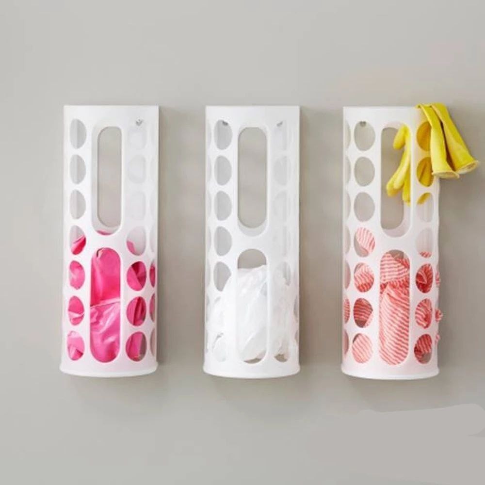 Holly Dstore Ikea Variera Tempat Kantong Plastik, Putih