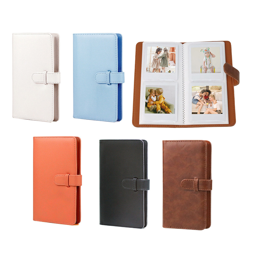 

New 80 Pockets Retro PU Photo Album Fit For Instax Square Film For Fujifilm Instax Square SQ1 SQ6 SQ10 SQ20 SP-3 Printer Films P