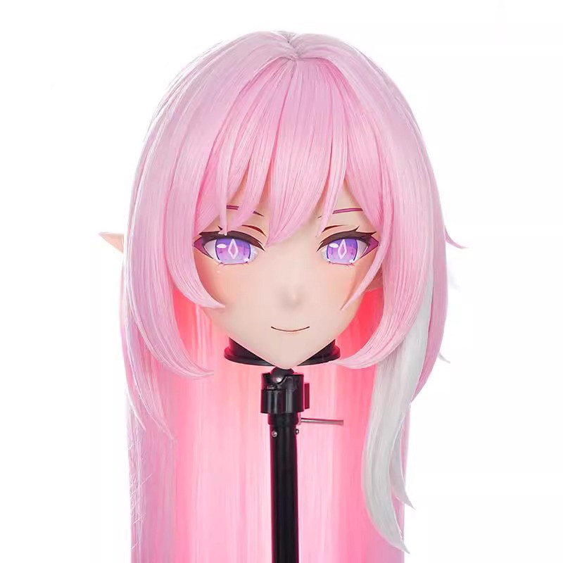 Full headband lockHandmade Customize Doll Cartoon Character Kig Cosplay Kigurumi Mask Resin Japanese