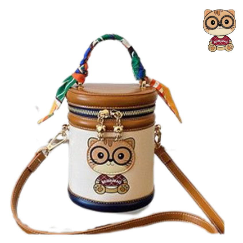 Tas #2 Selempang Wanita Premium Tabung Kucing Fashion