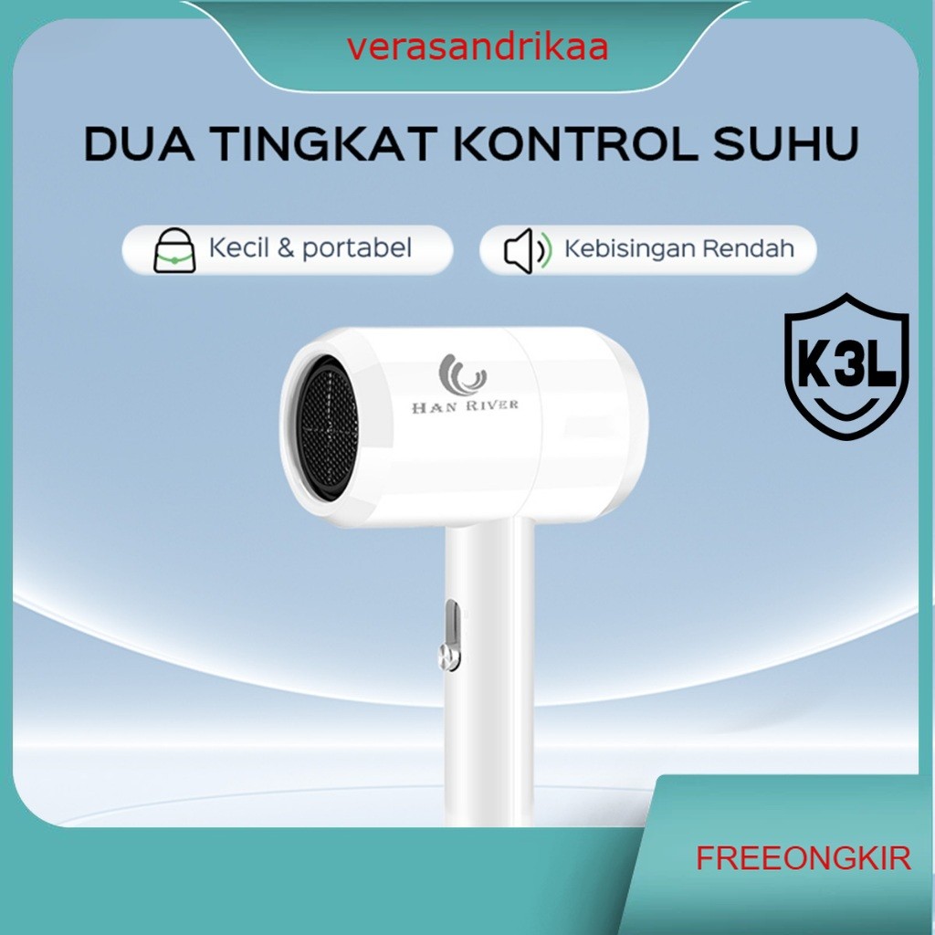 Hair Dryer 600W Hair Dryer Low Watt Pengering Rambut