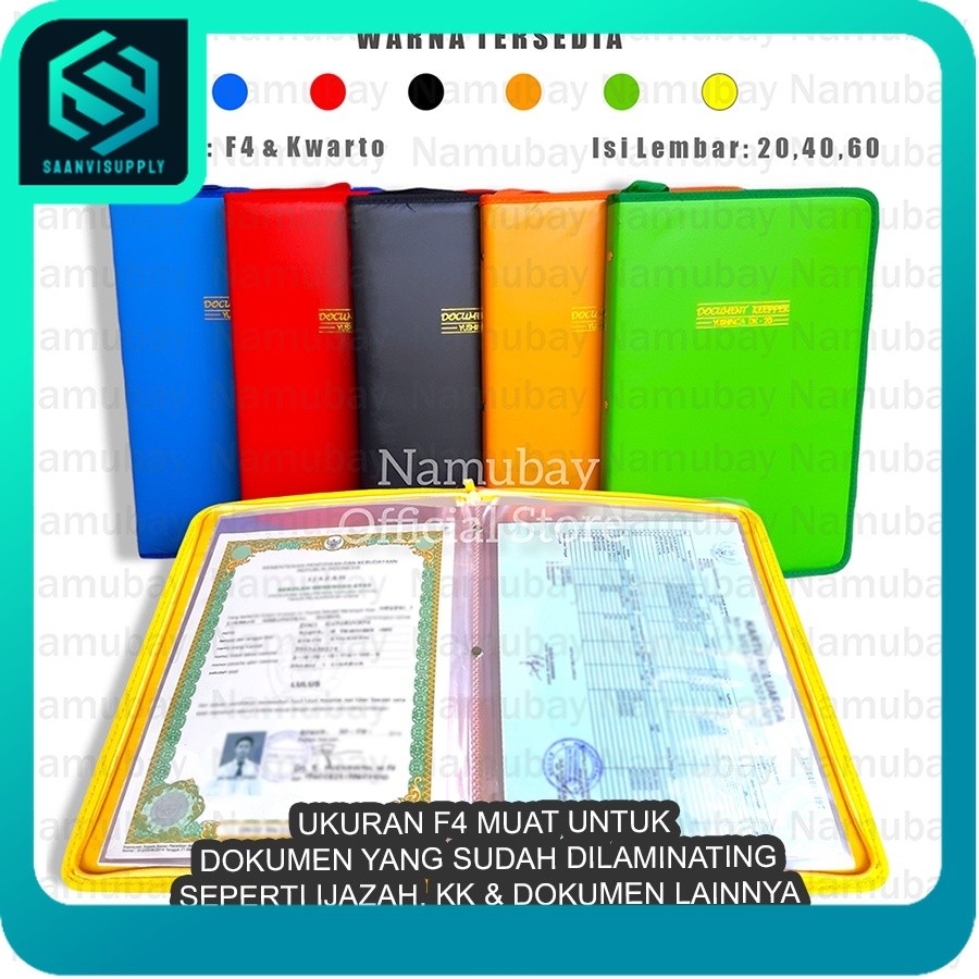 TERBARU DOKUMEN KEEPER ISI 20,40,60 LEMBAR/DOKUMEN KEEPER RESLETING/MAP ANTI AIR/MAP DOKUMEN/CLEAR H