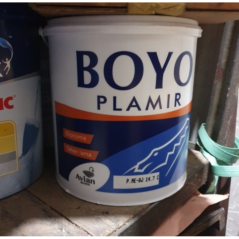 Plamir Instan BOYO/Plamir dinding/Boyo Plamir dinding cat dasar 5 kg Berkualitas