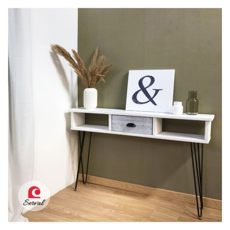 JAMIN MURAH Rak Susun Laci Nakas Rak Sudut Sisi / Kabinet Meja Susun Meja TV /Rak TV Panjang 80cm(BI