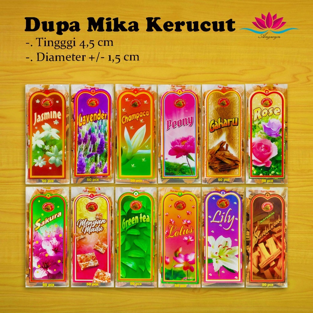 TANEKASHOP - Dupa Tumpeng Mika Kerucut super wangi / Dupa Aromaterapi / Pengharum Ruangan