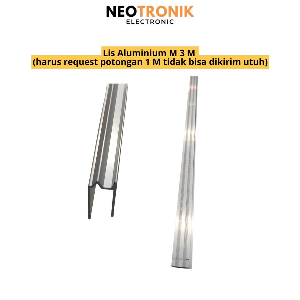 Siku LIST Alumunium M / L "TEBAL" Lis Alumunium LIST Alumunium flightcase Alumunium Hardcase Ukuran 