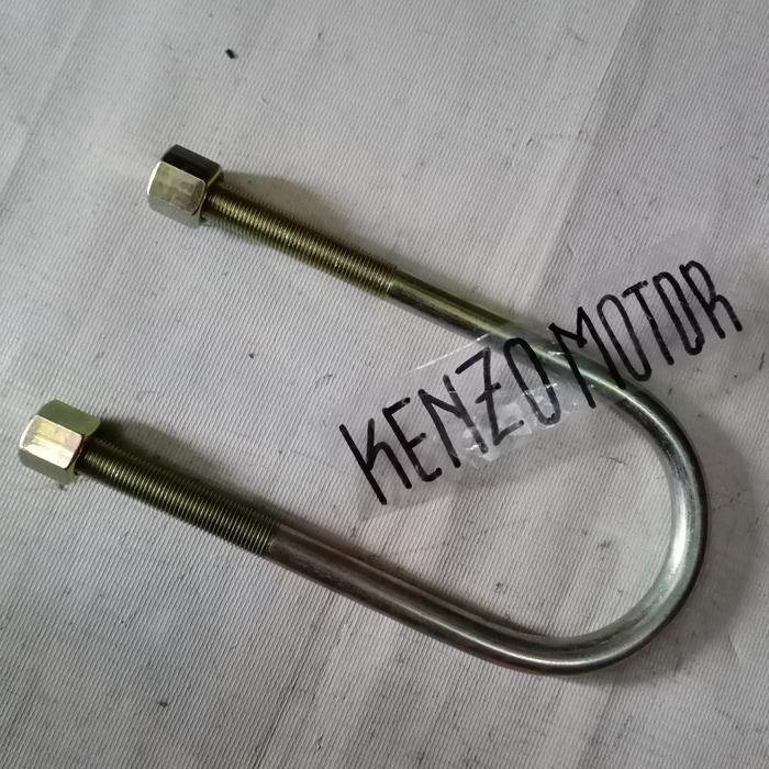 Baru KLAM KLEM PER U BOLT SPRING L300 T120SS FUTURA 7.5 7,5 INCHI Terlaris