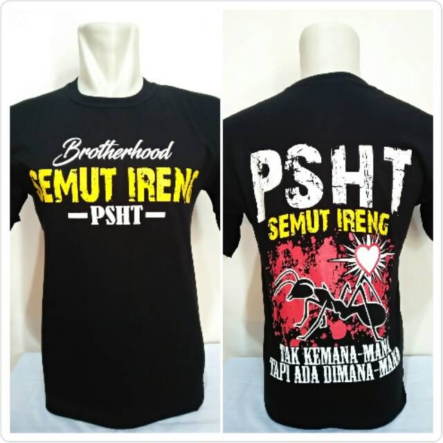 (COD) Kaos PSHT semut ireng dmna mana TERATE