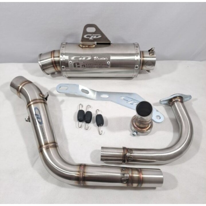 Knalpot CLD Racing New C3 Bulat Oval Beat Scoopy Genio Mio Sporty Mio j Mio m3 xeon rc