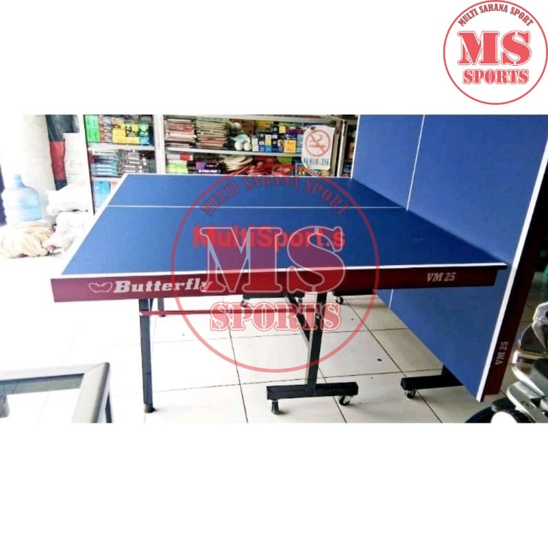MEJA TENIS MEJA MEJA PINGPONG MDF KOMPLIT + KIRIM