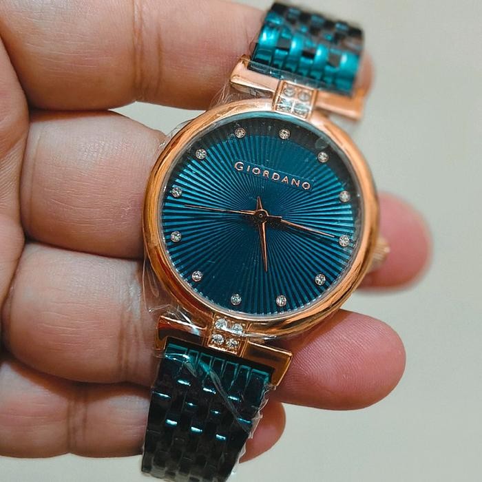 ORIGINAL GIORDANO BLUE JAM TANGAN BEKAS SECOND SEKEN PRELOVED ORIGINAL ORI BRANDED MURAH CUCI GUDANG
