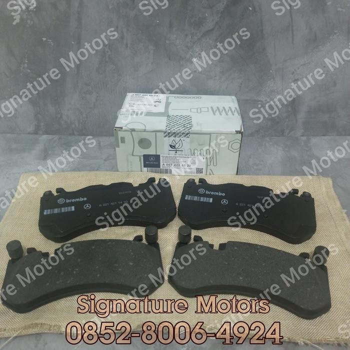 A0074206520 KAMPAS REM DEPAN MERCEDES W212 W218 CLS63 E63 C63 AMG ORIGINAL MERCY / FRONT BRAKE PAD W
