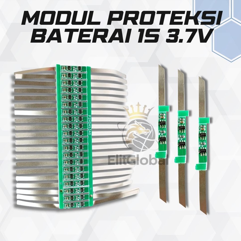 Modul Proteksi Baterai 1S 3.7V | BMS 1 Cell Li-ion 3A