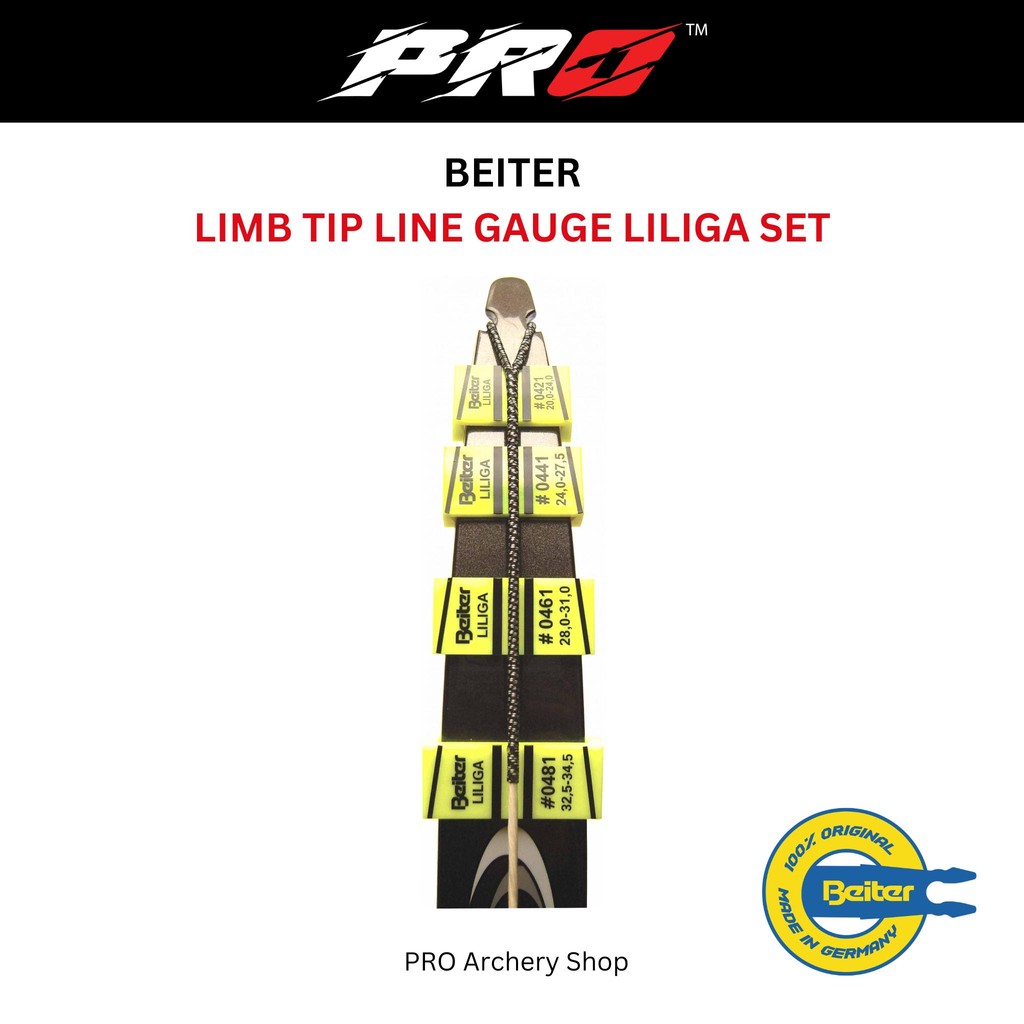 BEITER LIMB TIP LINE GAUGE SET | ALAT / TOOLS UNTUK CEK KELURUSAN BUSUR PANAHAN | ORIGINAL BEITER Ou