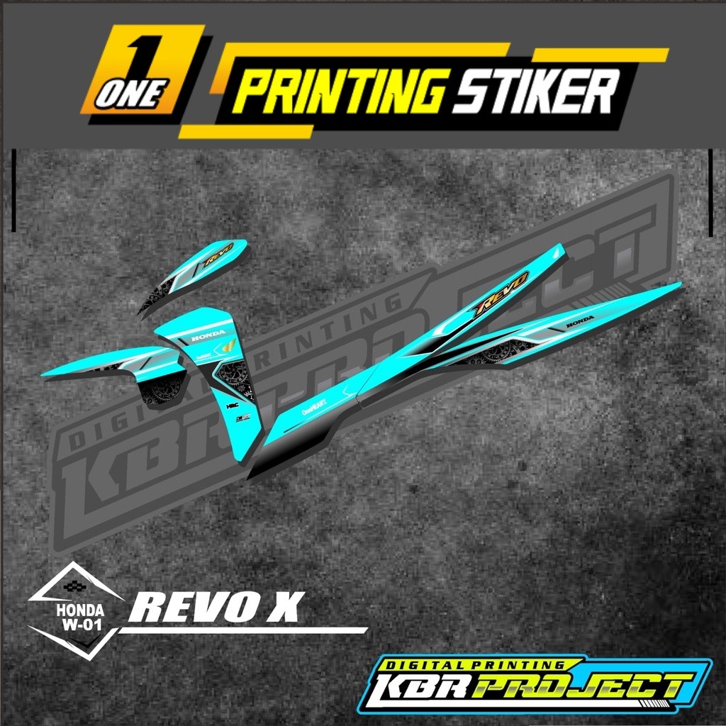 Stiker Revo X Striping Revo X Motor Honda Motor Sticker Variasi Racing