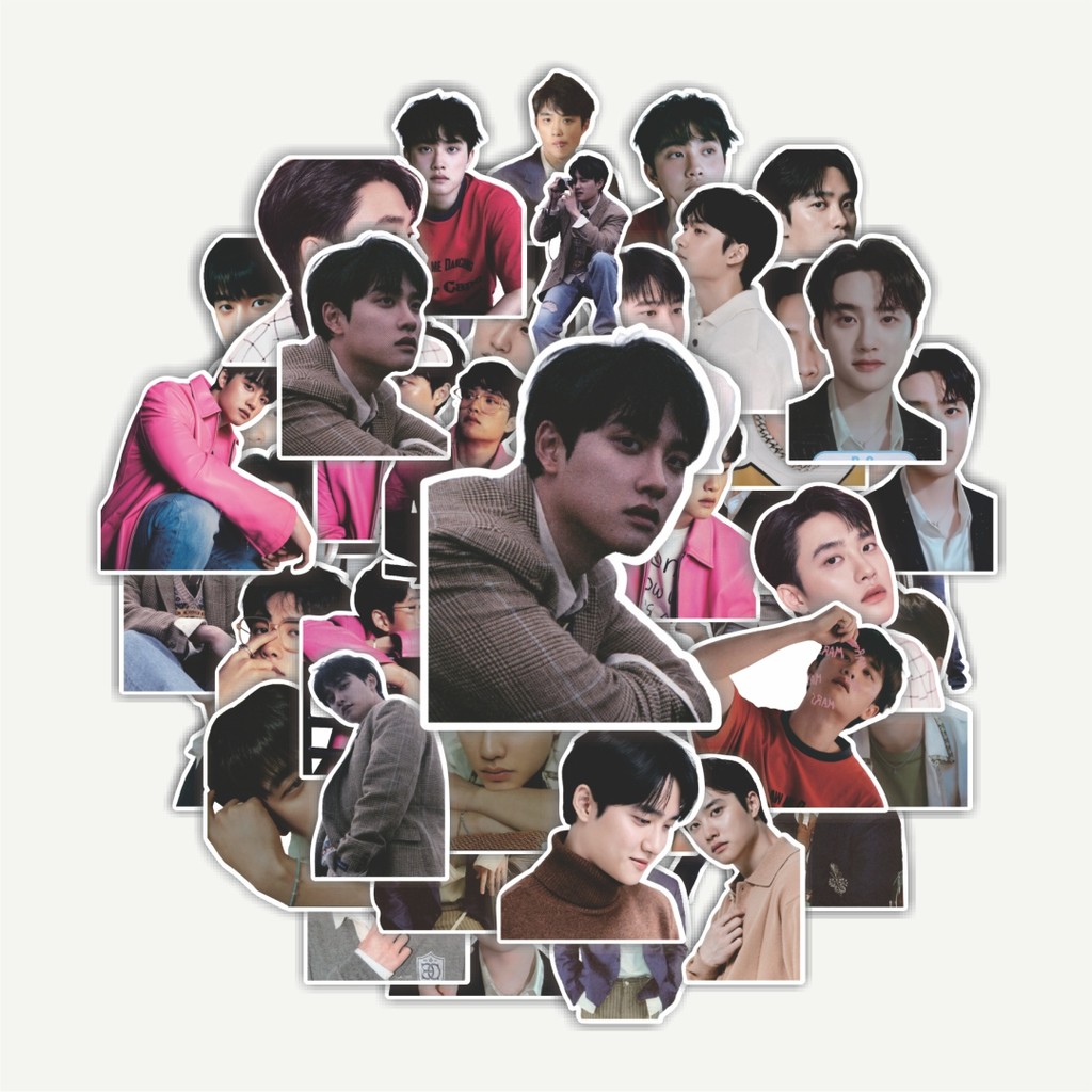 Sticker Pack Stiker  EXO19 - D.O 01 | Sticker TUMBLR | Stiker LAPTOP KOPER HELM
