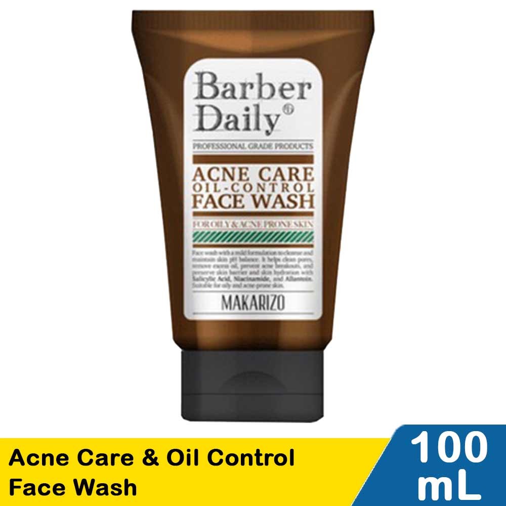 BARBER DAILY ACNE CARE & OIL CONTROL  FACE WASH 100mL