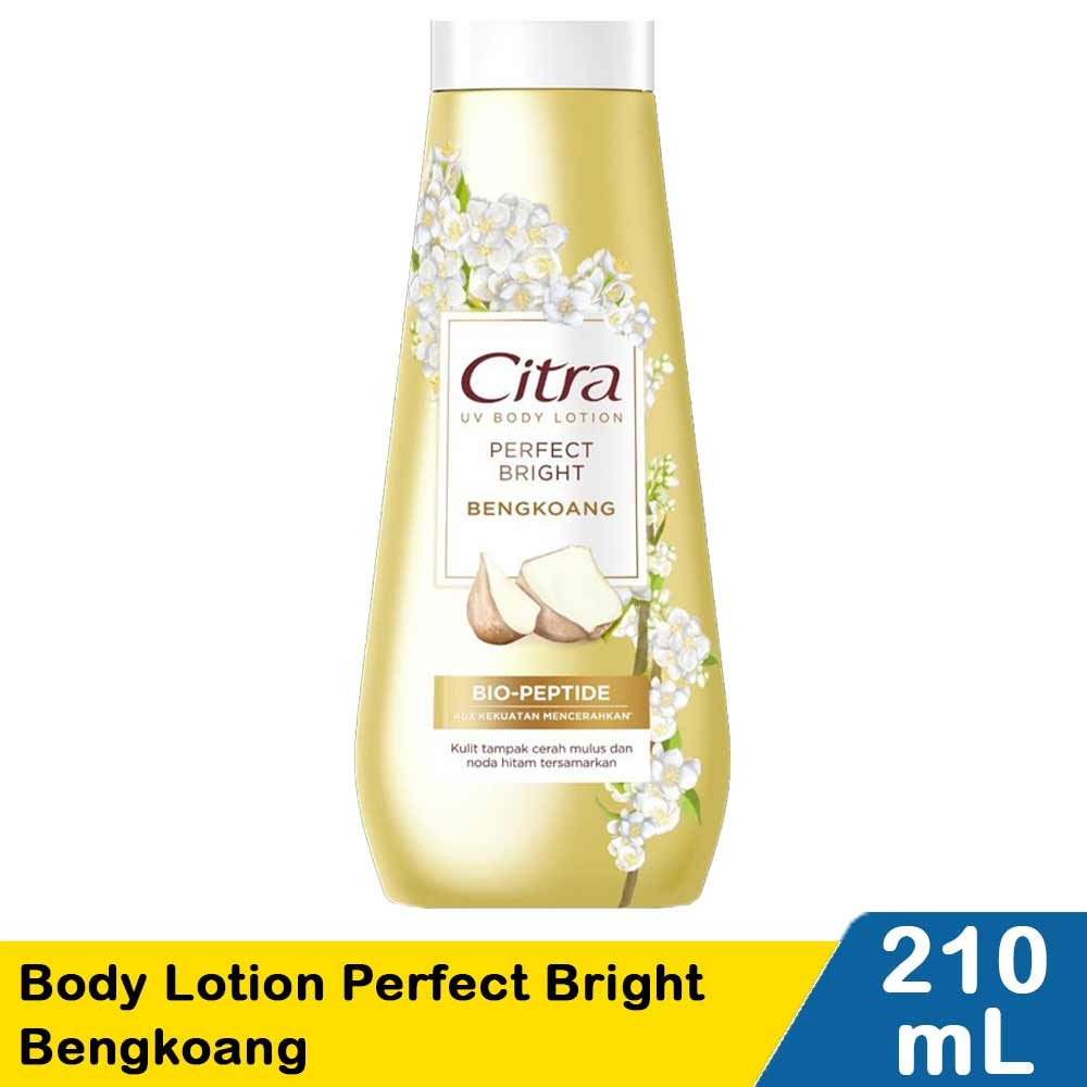 CITRA BODY LOTION PERFECT BRIGHT BENGKOANG 210mL