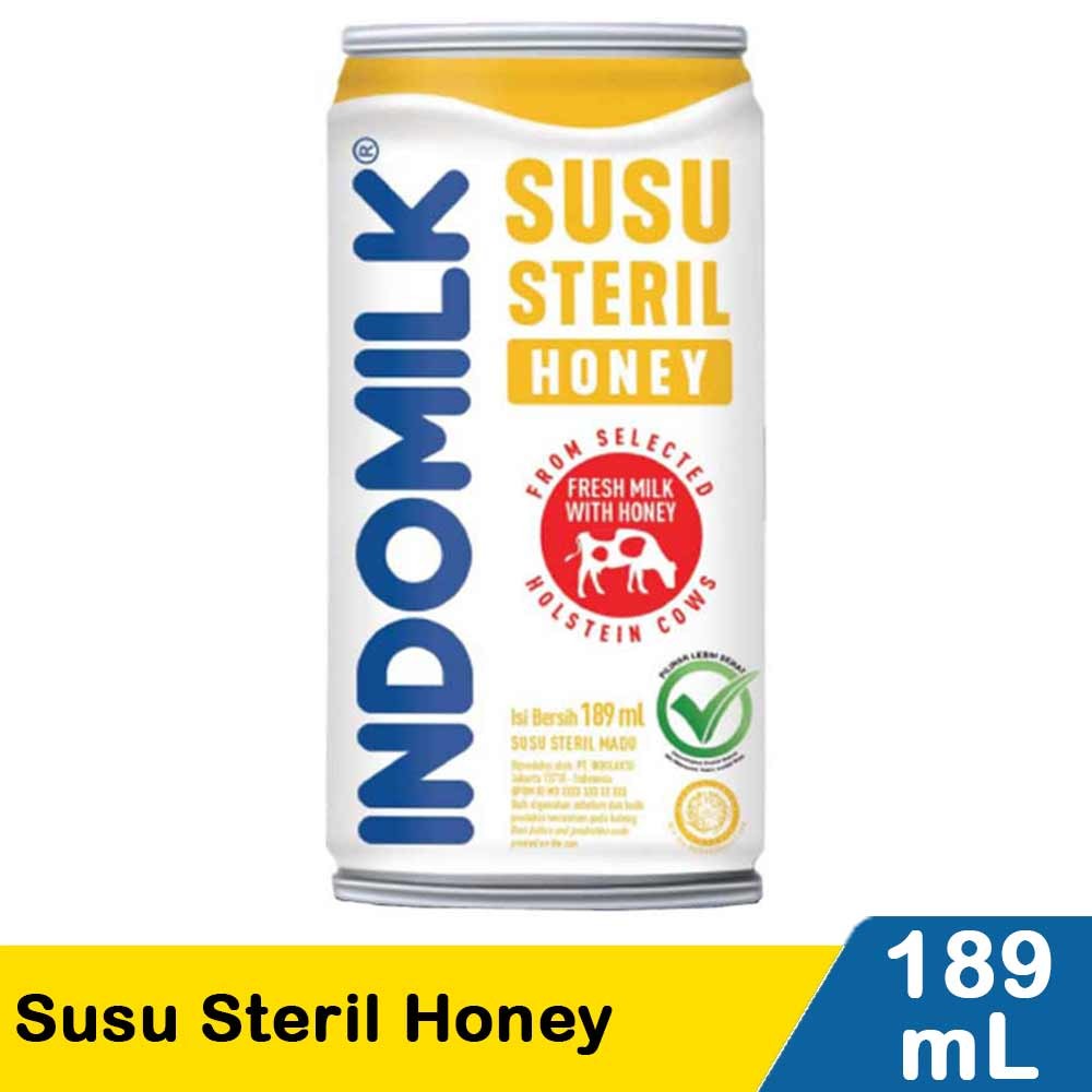 INDOMILK SUSU STERIL HONEY 189mL
