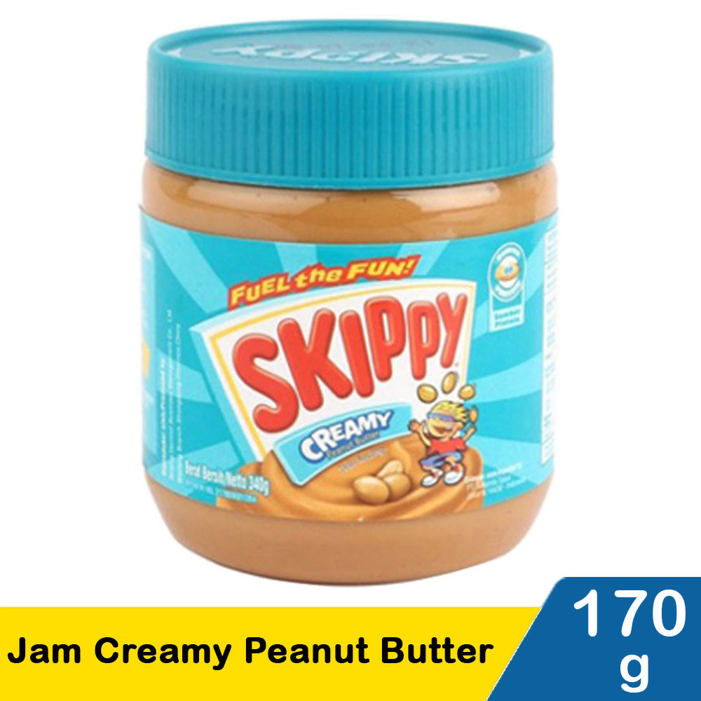 SKIPPY JAM CREAMY PEANUT BUTTER 170g
