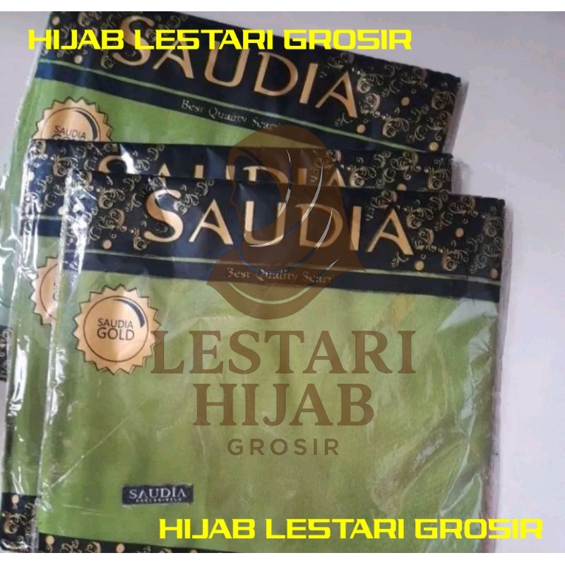 Jilbab Saudia Warna Hijau Muslimat  | Warna Pkk Hijau Botol Bahan Tebal tidak nerawang