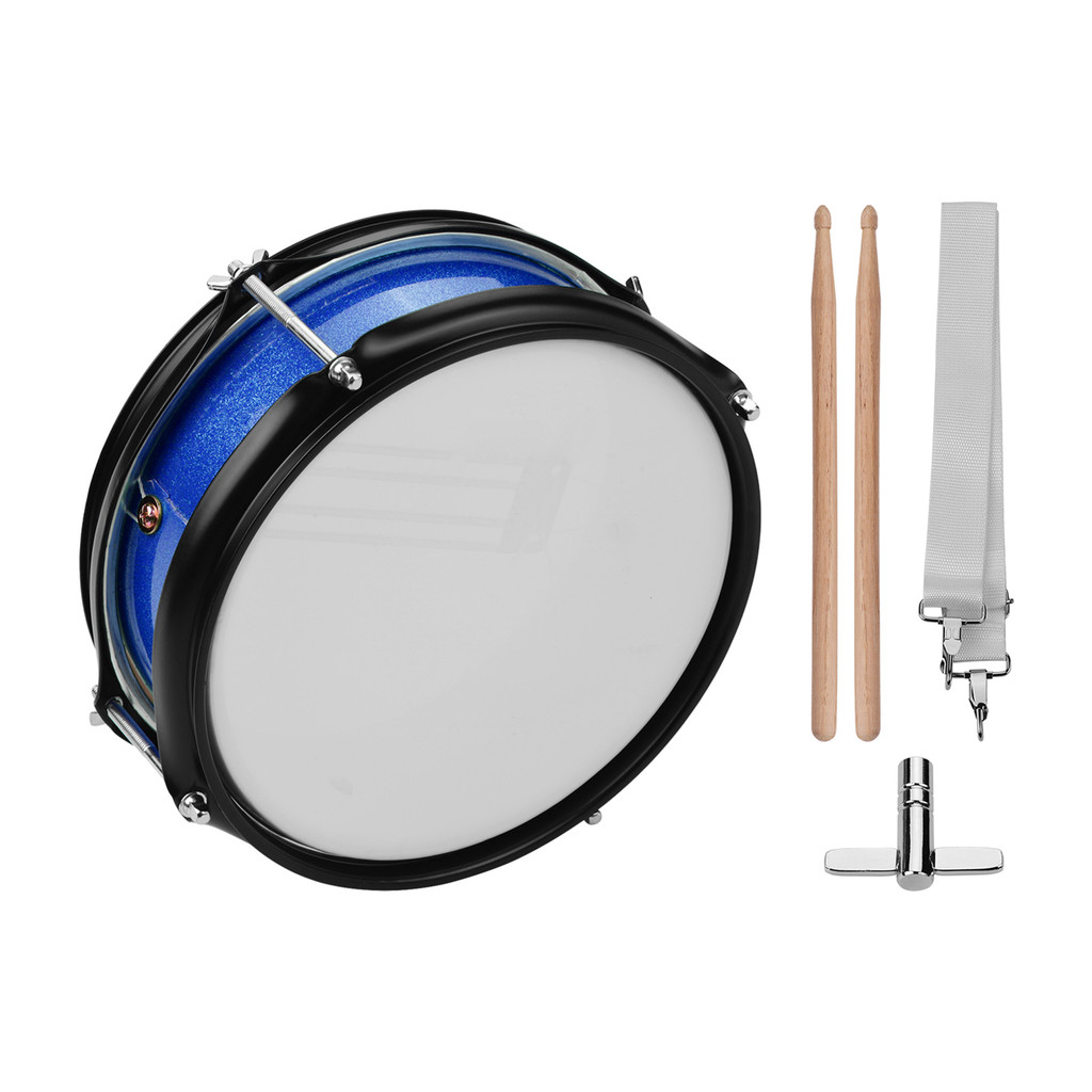 8inch Snare Drum  with Drumsticks Shoulder Strap Drum Key for Student Band children snare drum drum 