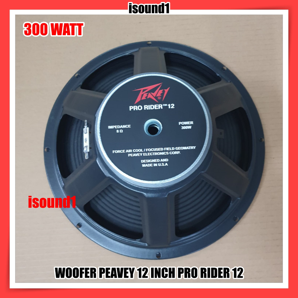 lusiparamita SPEAKER WOOFER PEAVEY 12 INCH PRO RIDER 12 DAN PRO RIDER 1202 300 WATT FULLRANGE