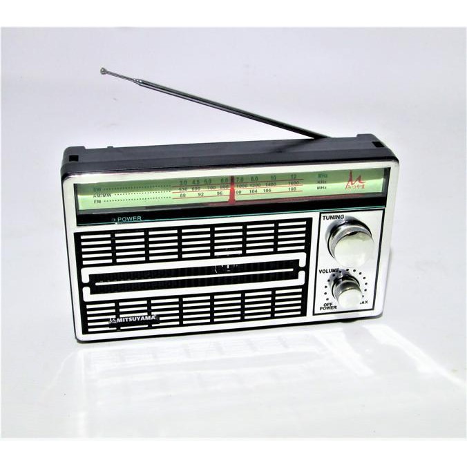 Radio Jadul Murah MODEL PANASONIC RADIO AM FM Klasik merk MITSYUYAMA CVJA