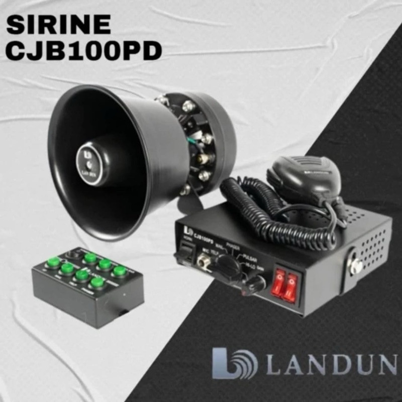 Sirine / Toa mobil Landun CJB100 Komplit