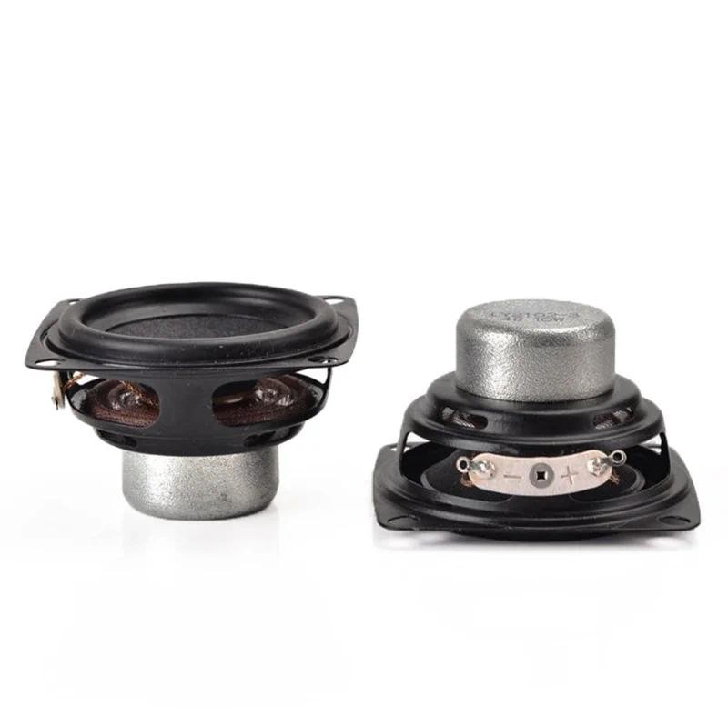 2Pcs 10W 4ohm 2Inch Full Range Speaker Double Strong NdFeB Magnetic Speaker 52MM Woofer for Home Thr
