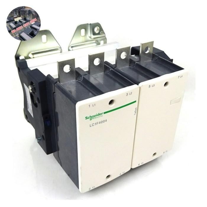 CONTACTOR / KONTAKTOR LC1F4004Q7 COIL 380V 4P 500A SCHNEIDER ORIGINAL