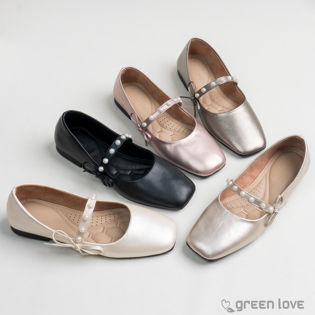 Green Love Sepatu Flatshoes Wanita NAOMI