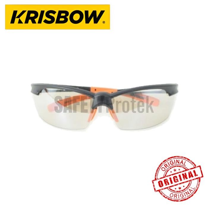 Kacamata Nosepad Spectacle Clear KRISBOW SREP109 Safety Glasses Eye Protection Kaca Mata Pelindung K