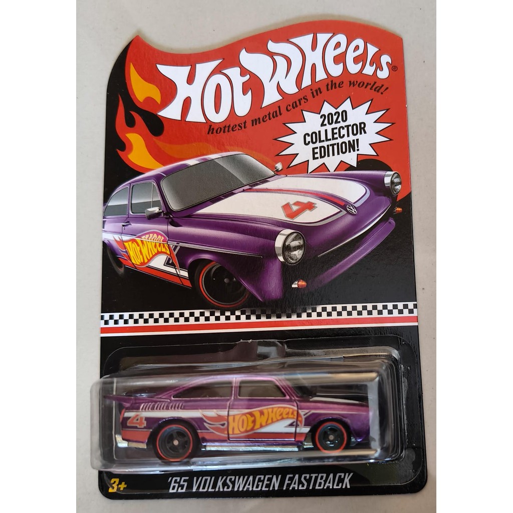HOT WHEELS 2020 COLLECTOR EDITION '65 VOLKSWAGEN FASTBACK UNGU TERONG MULUS ORIGINAL MATTEL
