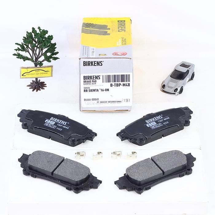 Birkens TBP-M48 Kampas Rem Belakang Brake Pad Sienta 16-On Lexus RX270 11-15