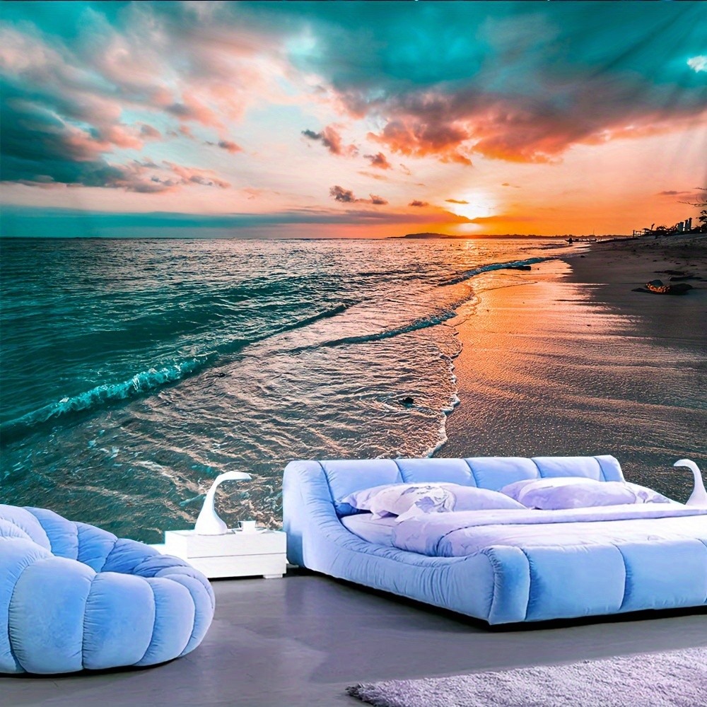 Sunset Beach Tapestry - The perfect home decor that adds warmth and relaxation to your living space 