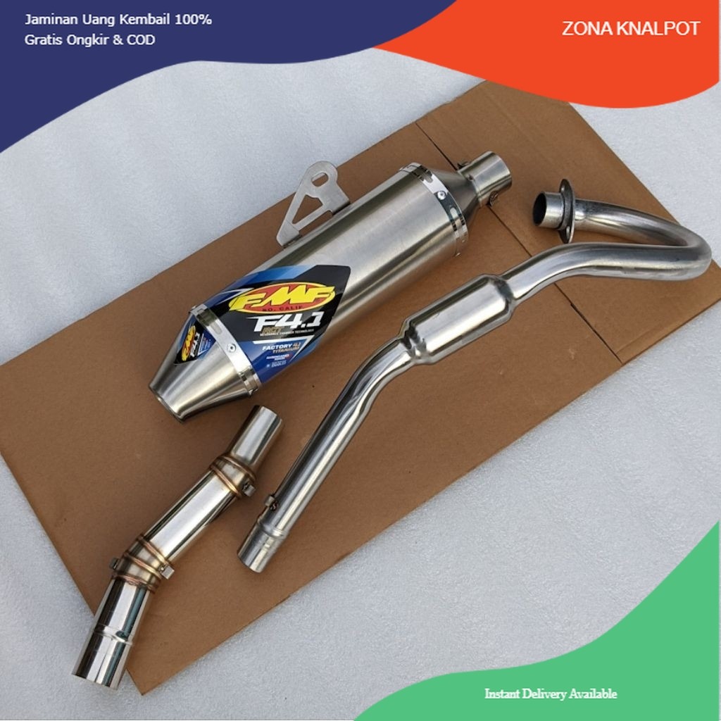 Muffler exhaust pipa FMF F4.1 38mm So Calif Ksr 110 Ksr 110 pro Msx 125 Norifumi rocket 4 competitio