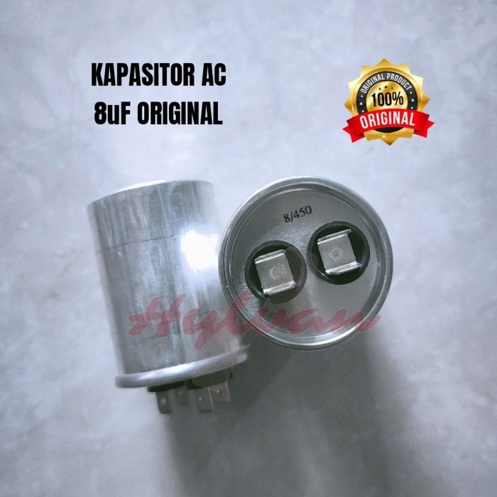 KAPASITOR AC DAIKIN 1/2 PK 8uF Original  Sudah QC