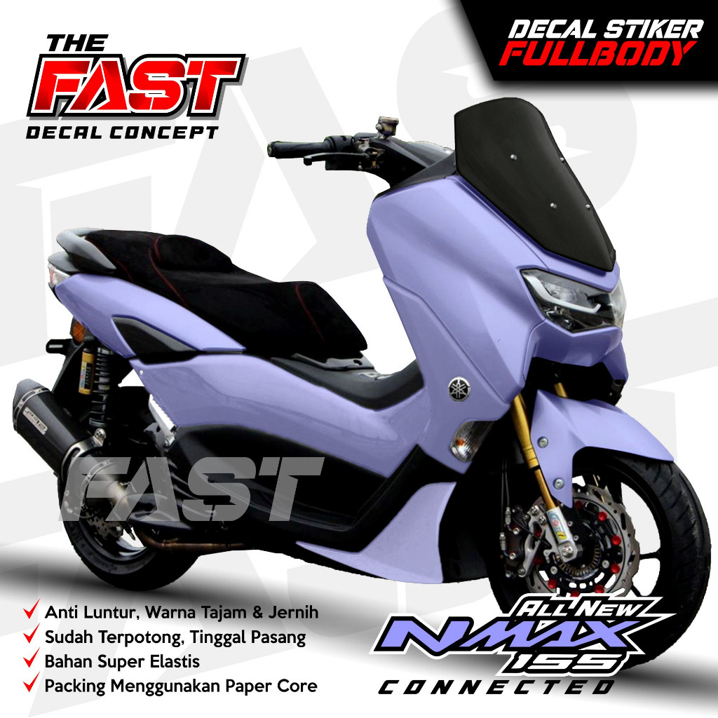 (ANTI LUNTUR) Decal Sticker Yamaha Nmax 155 New Fullbody Polosan Decal stiker nmax new / stiker nmax